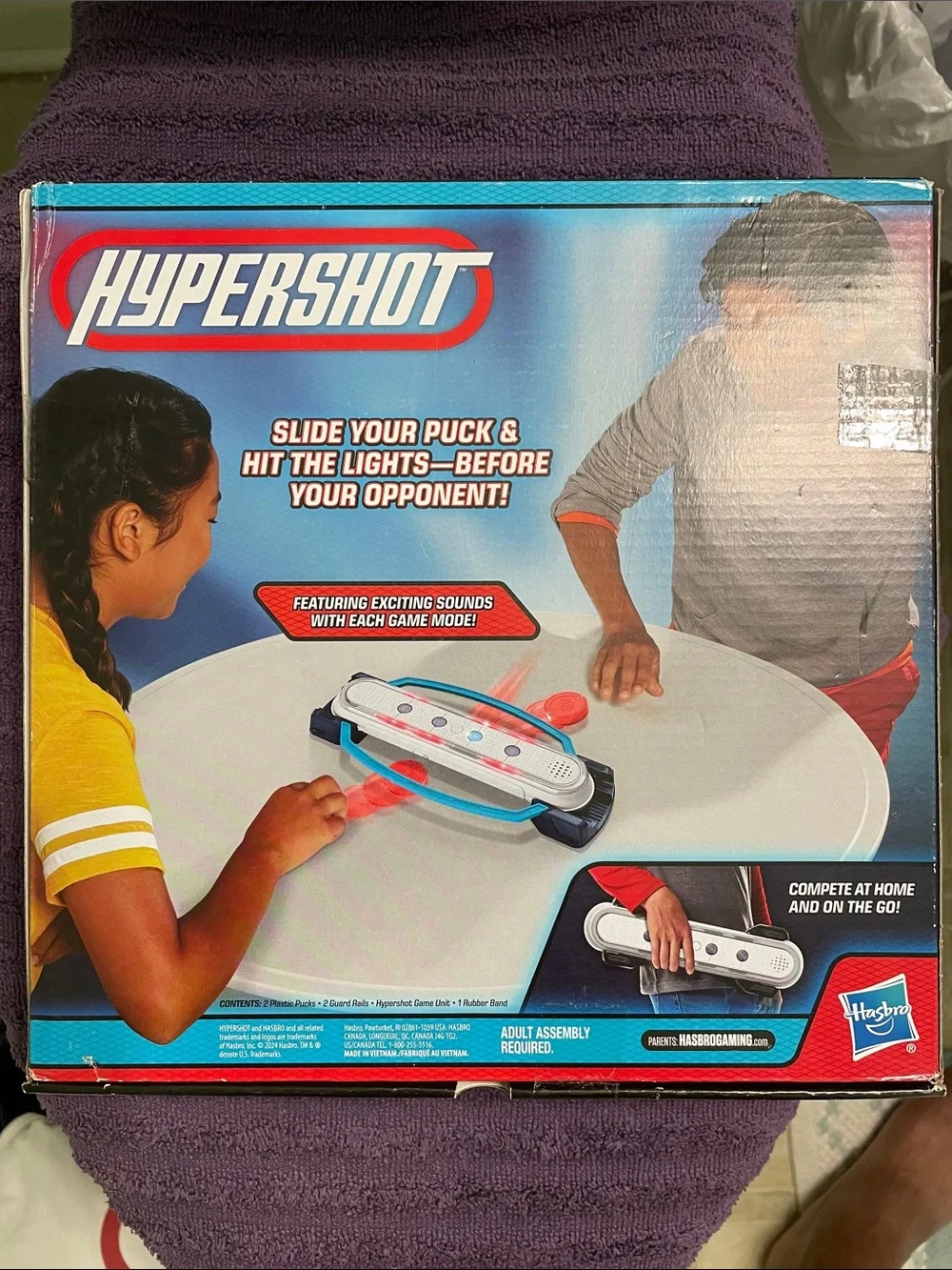 Hasbro Hypershot Electronic Tabletop Hockey Game BRAND NEW!